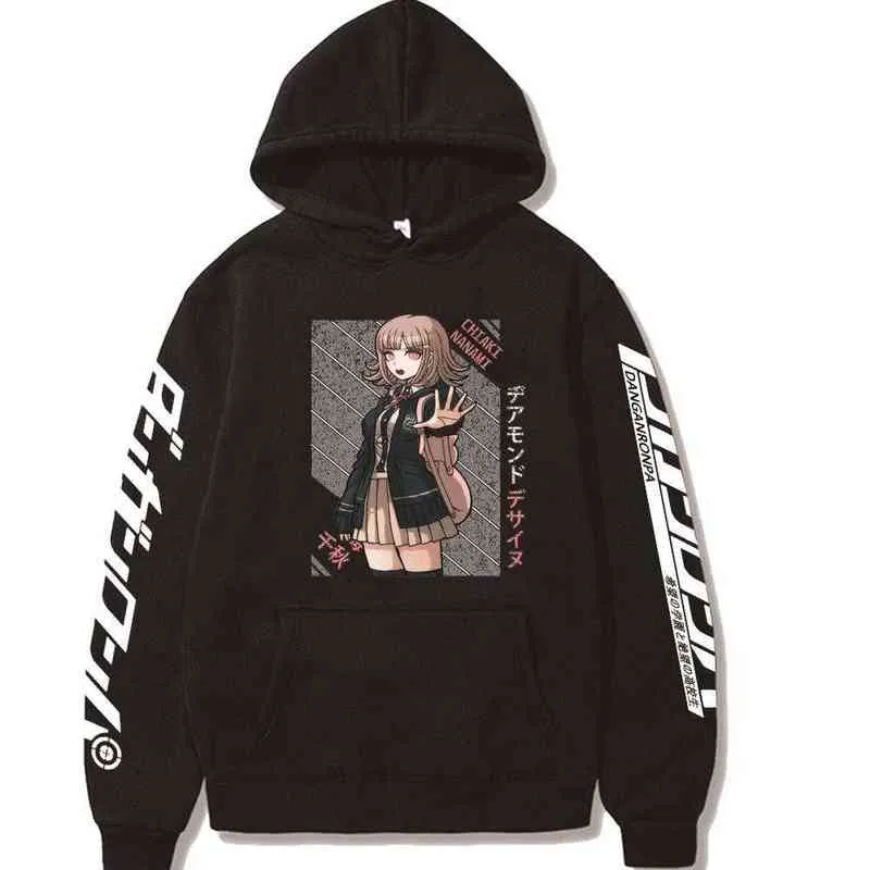 Chiaki Nanami Danganronpa Corpse Hoodie Classic Anime Print For Women ...