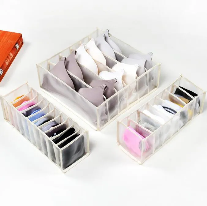 속옷 서랍 주최자 Foldable 옷장 의류 주최자 주식 Nylon Mesh Storage Drawers