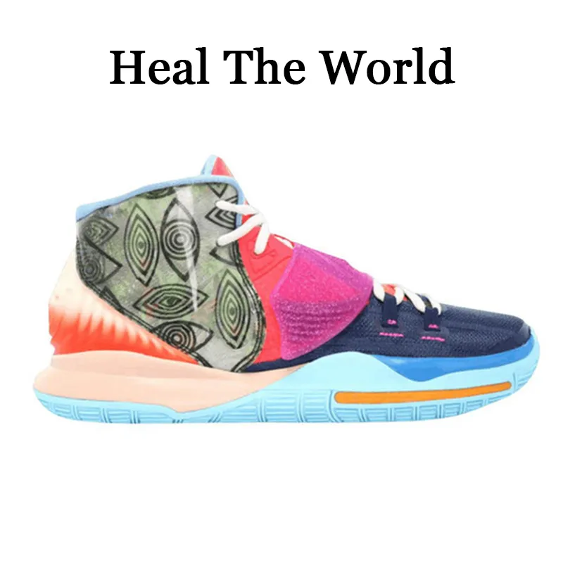 Kyrie 6 Men Basketball Shoes Oleven Shot Clock Cny Bred Heal The