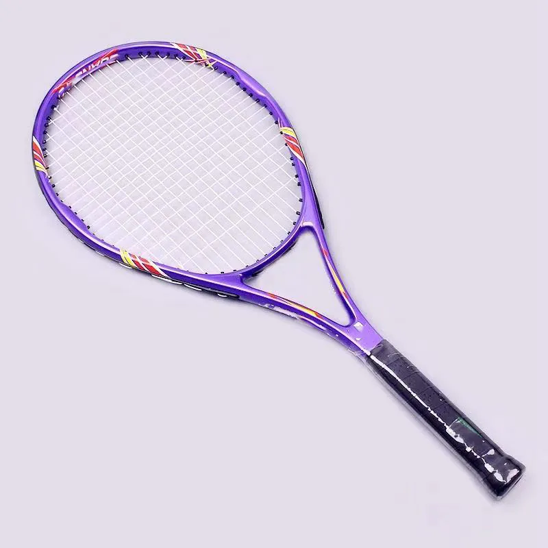 Nieuwe hoogwaardige koolstofvezel tennisracket tennisracket voor volwassenen, recht racket, is een enkel racket, twee nodig, klap twee02236S