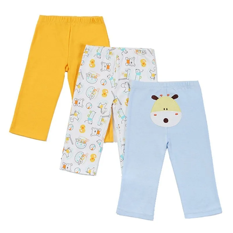 Baby Pants Boy Cartoon Embroidered Animal Girls Leggings Baby Boys Girls 3pcspack PP Pants 100% Cotton Trousers Infant Clothing (1)
