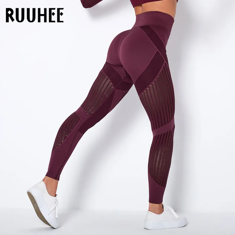 RUUHEE Seamless Leggings Sport Women Fitness Push Up High Waist