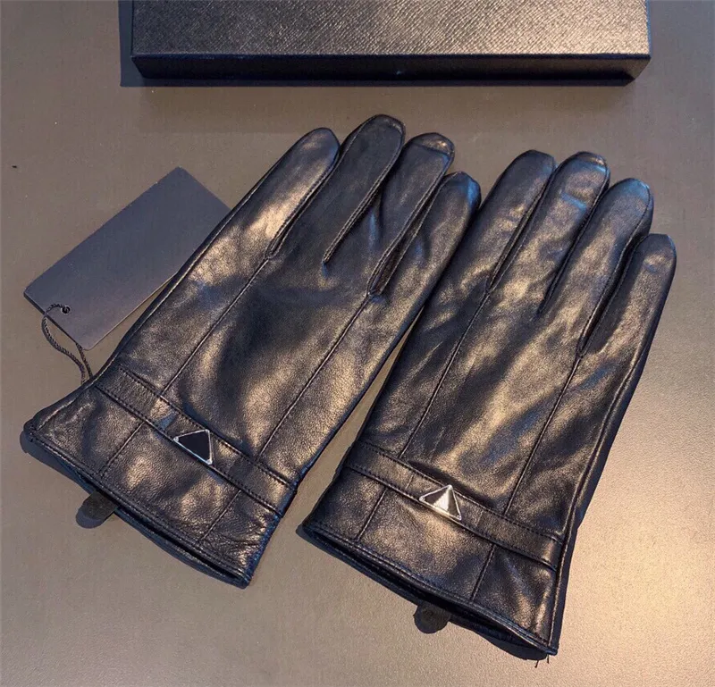 Gants en cuir d'hiver de créateur de marque haut de gamme polaire écran tactile Rex mouton en peau de mouton cyclisme résistant au froid gants en peau de mouton thermique sous les doigts