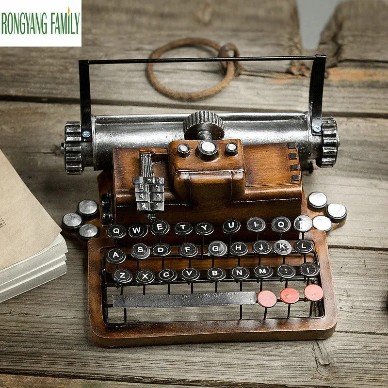 thumbnail image 2 of Classical Small Typewriter Model Decorative Desk Display Piece Ideal 2 of 14