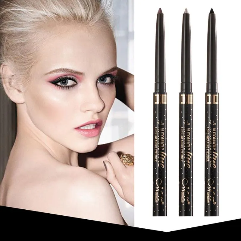 NOVITÀ Impermeabile a lunga durata Pearl Eyeliner Liquid Eye Liner Penna Matita Trucco Cosmetico Trucco di bellezza Liquid Black Eyeliner