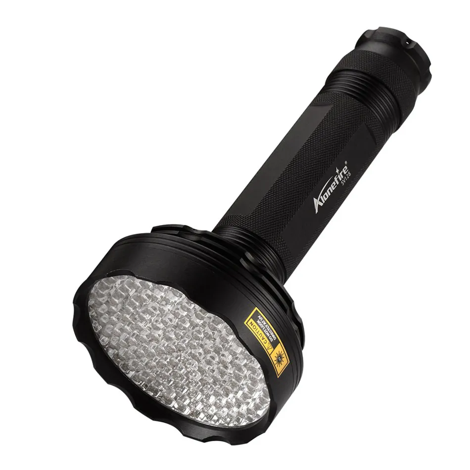 Torcia UV A Led Viola 21 Lampadine – Luce Nera Portatile In Alluminio Per Esterno E Controlli