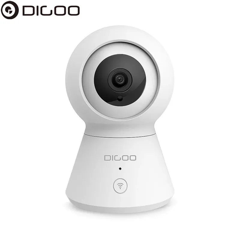 Digoo DG-K2 1080p Smart Hem Säkerhet IP-kamera Säkerhetskamera med rörelsesensor Kompatibel med Smart Life Tuya App Alexa