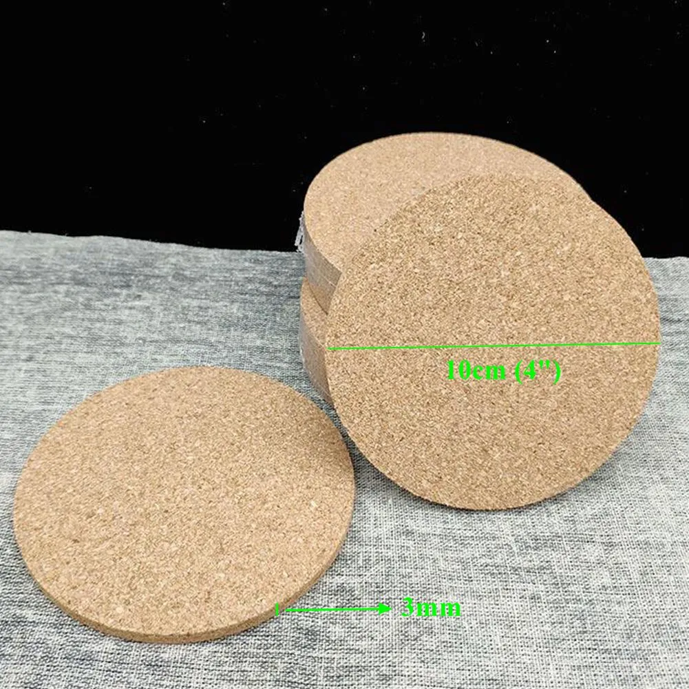 50pcs Pad Cork Coaster Squares, Round Cork Coasters Wholesale