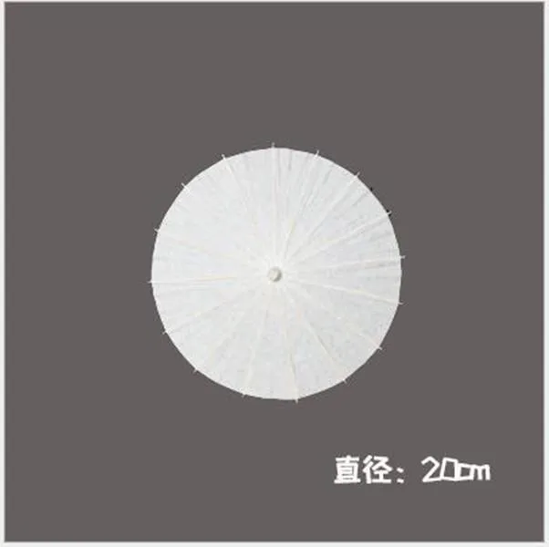 2020 bridal wedding parasols White paper umbrellas Chinese mini craft umbrella 4 Diameter:20,30,40,60cm wedding umbrellas for wholesale