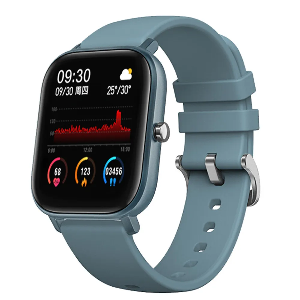 Bluetooth Android Reloj inteligente Hombres Mujeres Monitor de ritmo cardíaco Pulsera Sueño Presión arterial Rastreador de ejercicios Reloj de pulsera impermeable para deporte