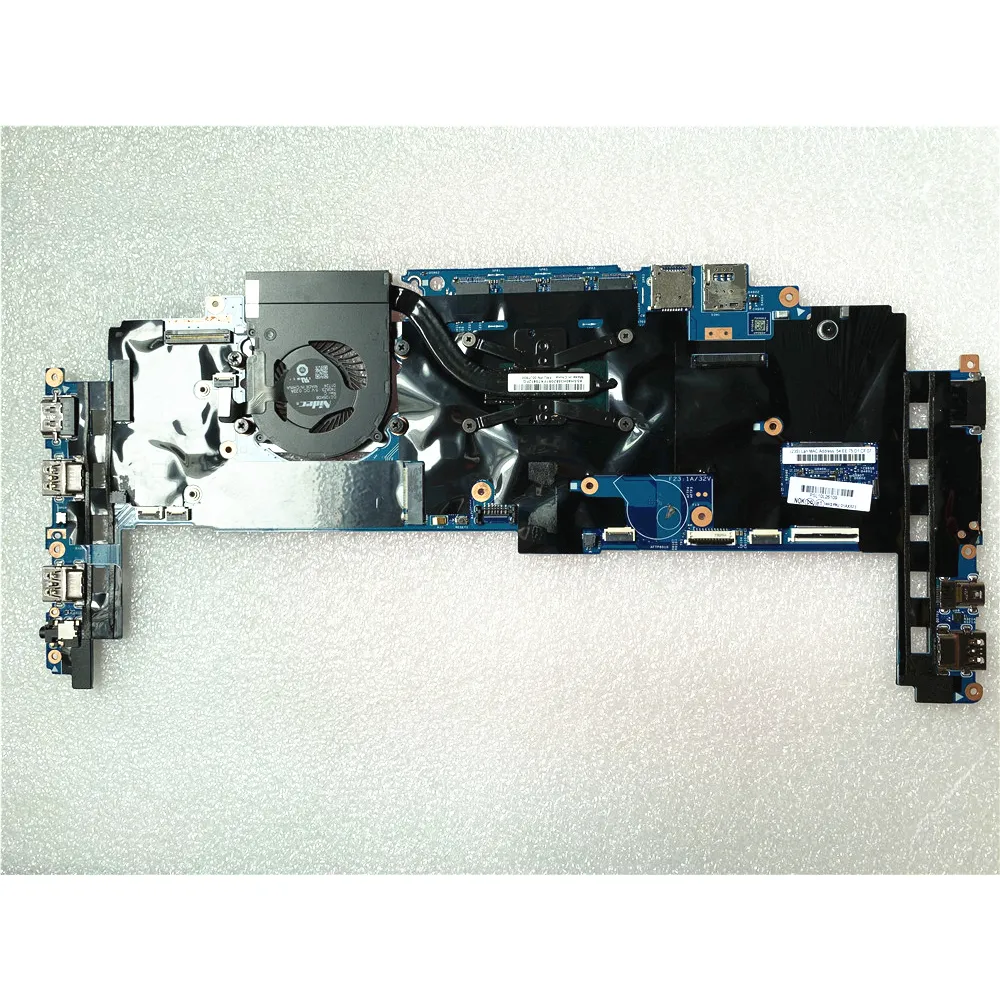 Ordinateur portable d'origine Lenovo ThinkPad X1 Carbon 4th Gen carte mère avec ventilateur i7-6600U 16G 01AX823