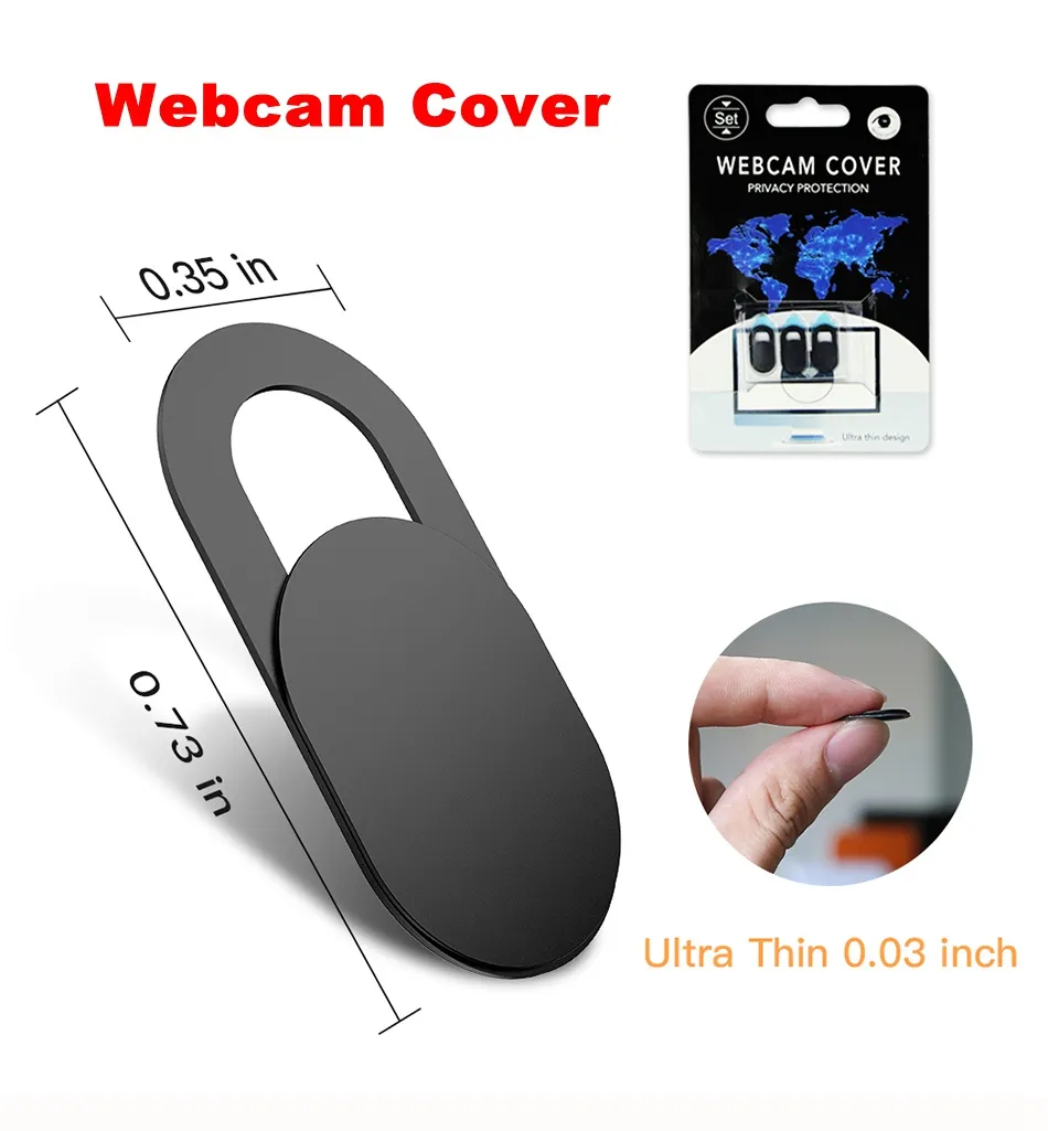 2021 Hot 100st Webcam Cover Universal Phone Antispy Camera Cover för PC Maok Tablet Lenses Sekretessklistermärke