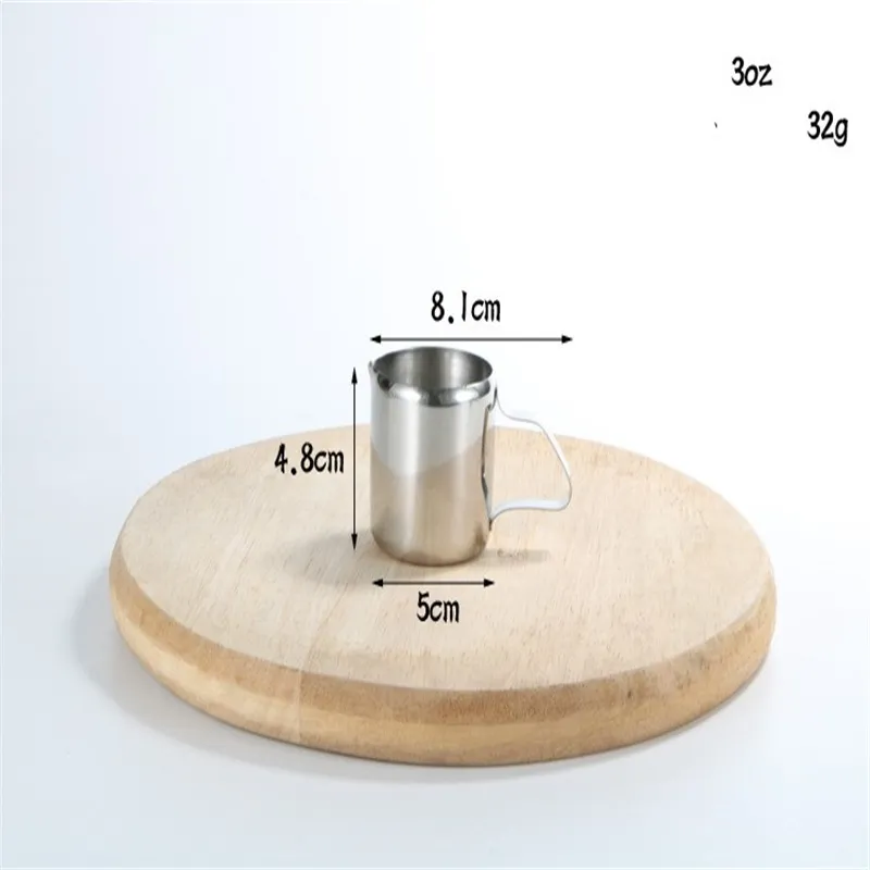 Mini brocca in acciaio inossidabile con manico brocca fiore arte tazza bocca affilata strumento barista caffè latte tazza nuovo arrivo 9 3jr K2