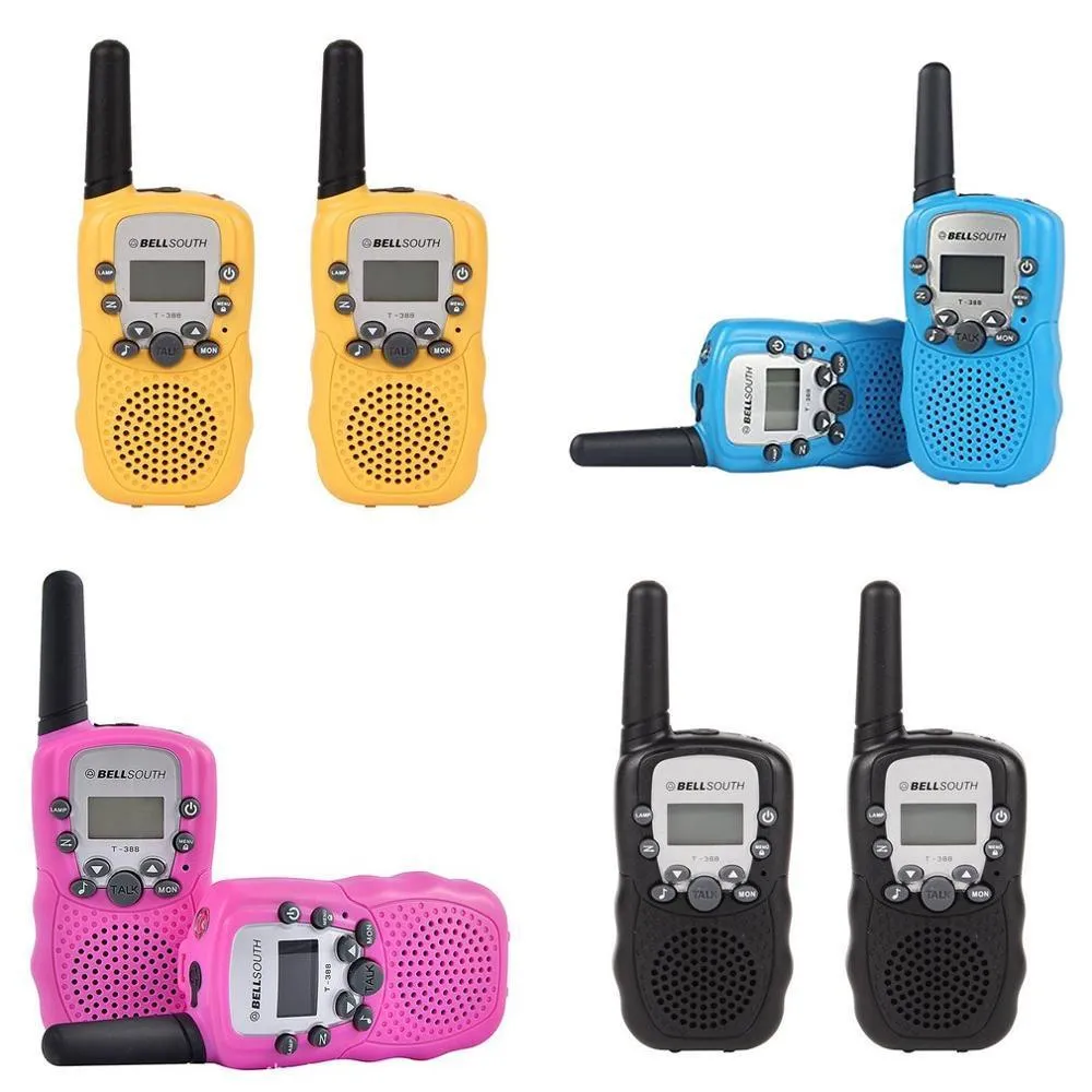 Two Way Radio Mini Talkie 22 Channel For Kids Child Walkie-Talkie Radio Comunicador Flashlight Display Children Gift LJ201105