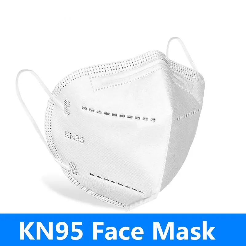KN95 Gesichtsmasken Mascarilla Schutz Hohe Qualität Einwegmasken Staubdicht 5 Schicht Masque Mund Maske DHL Schiff FY0006