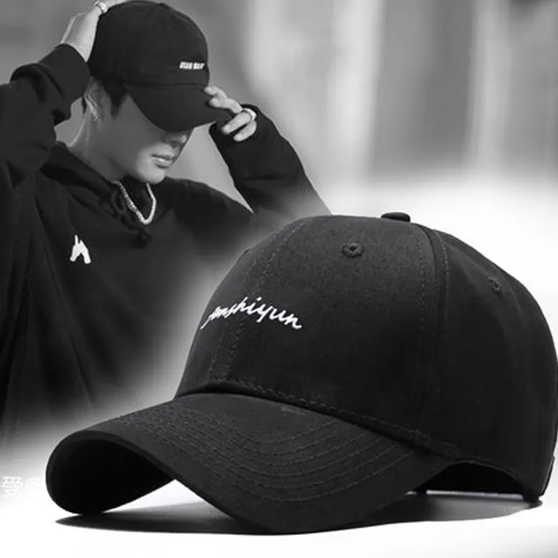 Men / Women 59-65cm Big Head Baseball Hat, ,Large Size Design Embroidery Letter Peaked Cap With Balck /Blue Color Dad Caps J1225