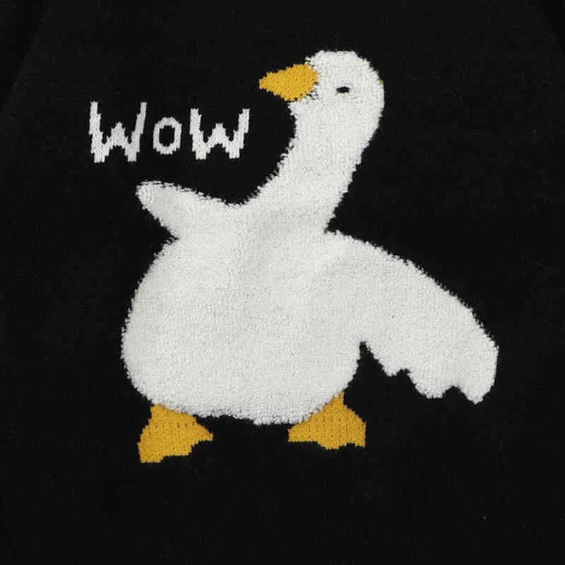 Knitted Sweater Goose Wow Sweater Aelfric Eden Goose Printed