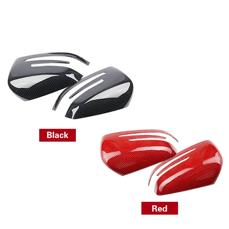 ABS 2pc lot Rearview Mirror Cover Stickers Decal Car Styling for Mercedes A Class 2013-2018 GLA 2015-2018 CLA 2014-2018267s