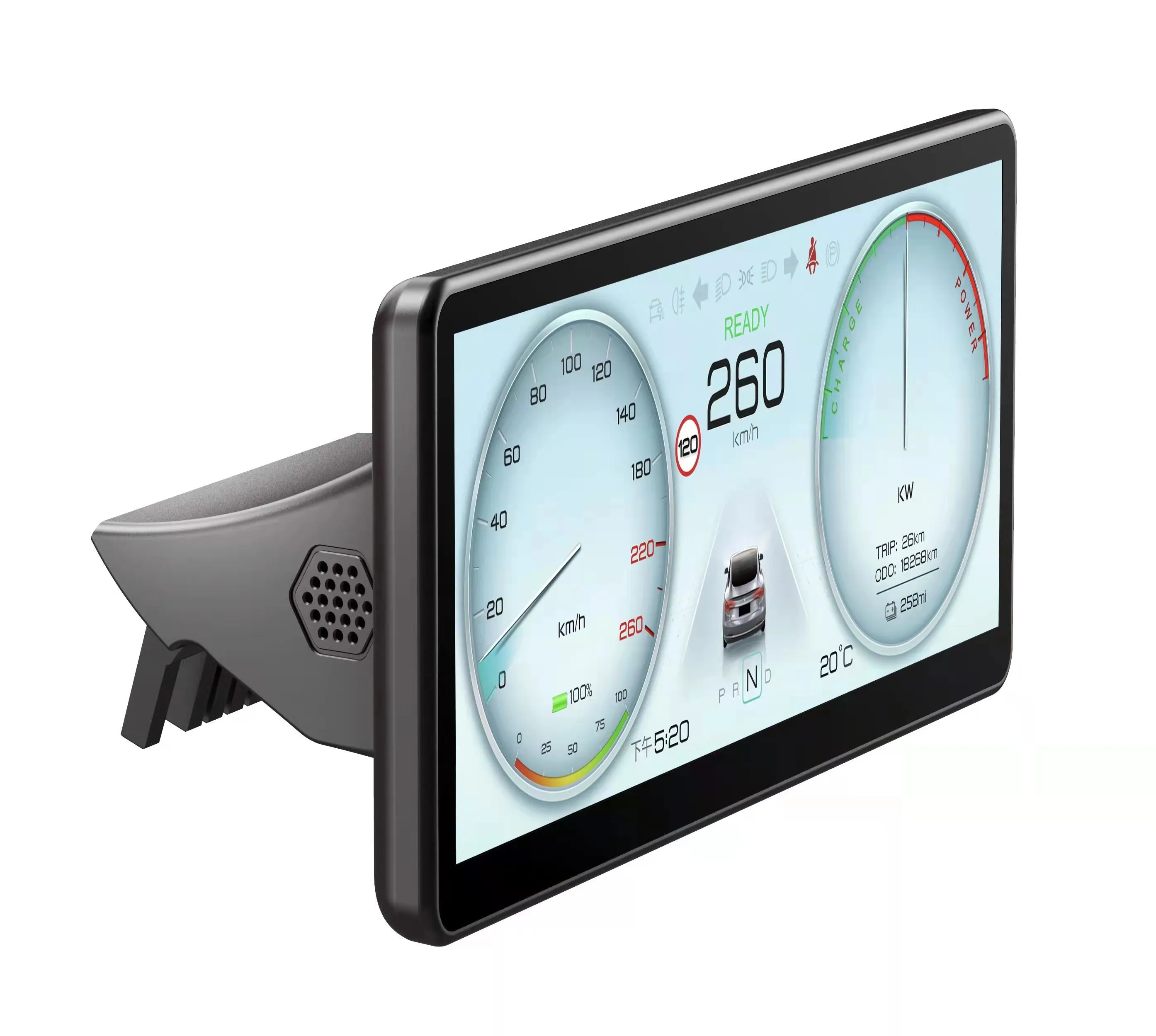 Car LCD Dashboard CarPlay Android Auto Multimedia Display for Tesla Model 3/ Y