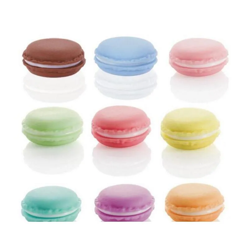 candy color macaroon jewelry box case package for earrings ring necklace pendant mini cosmetic jewelry packaging wholesale ship
