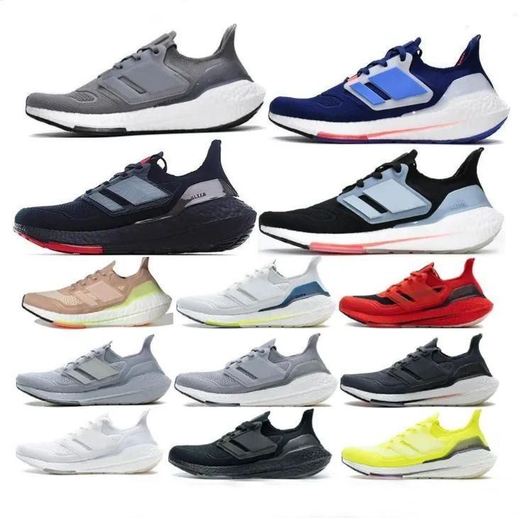 Ultraboost 22 UB 8.0 Löparskor Herr Dam Supermjuk sula AthleticTenis Trainer Sneakers Triple Svart Vit Gul Rosa Sneaker