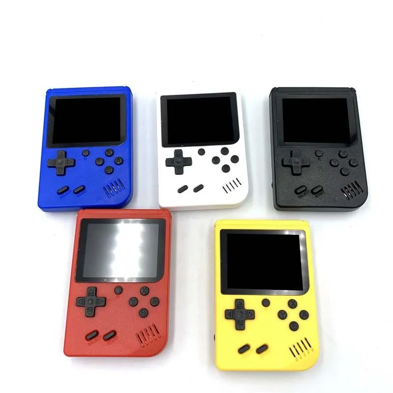 Handheld-Video-Game-Konsole können Sie aufbewahren 400 Spiele Mini-tragbare Retro-Game-Box 8-Bit-Modell AV-Farb-LCD-Spiel-Spieler-Geschenk für Kinder