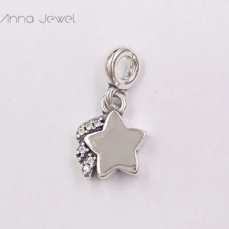 Sterling Silver Shooting Star Charm Dangle Bead for Bracelet, Fits  Pandora Me, Sparkling Women's Jewelry, Perfect Gift