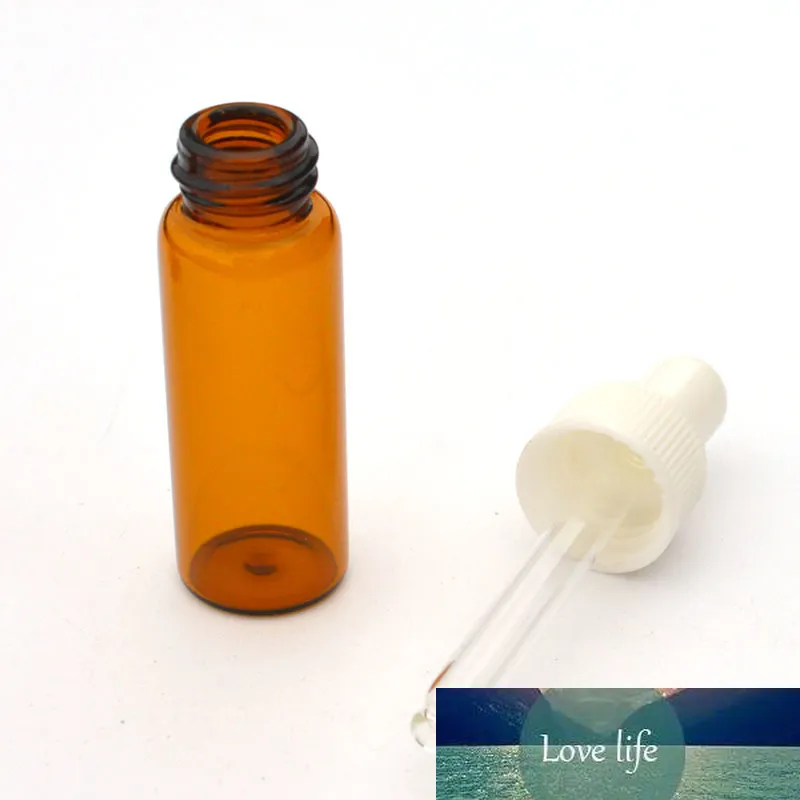 10 pcs 5ml pequena garrafa de vidro âmbar amostras frasco para perfume de óleo essencial frasco portátil minúsculo transporte rápido