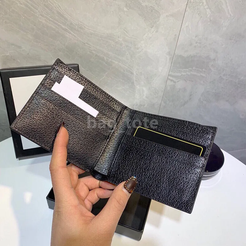 Fashion Mens Designer Wallet black designer  purse for men handbag high quality card holder