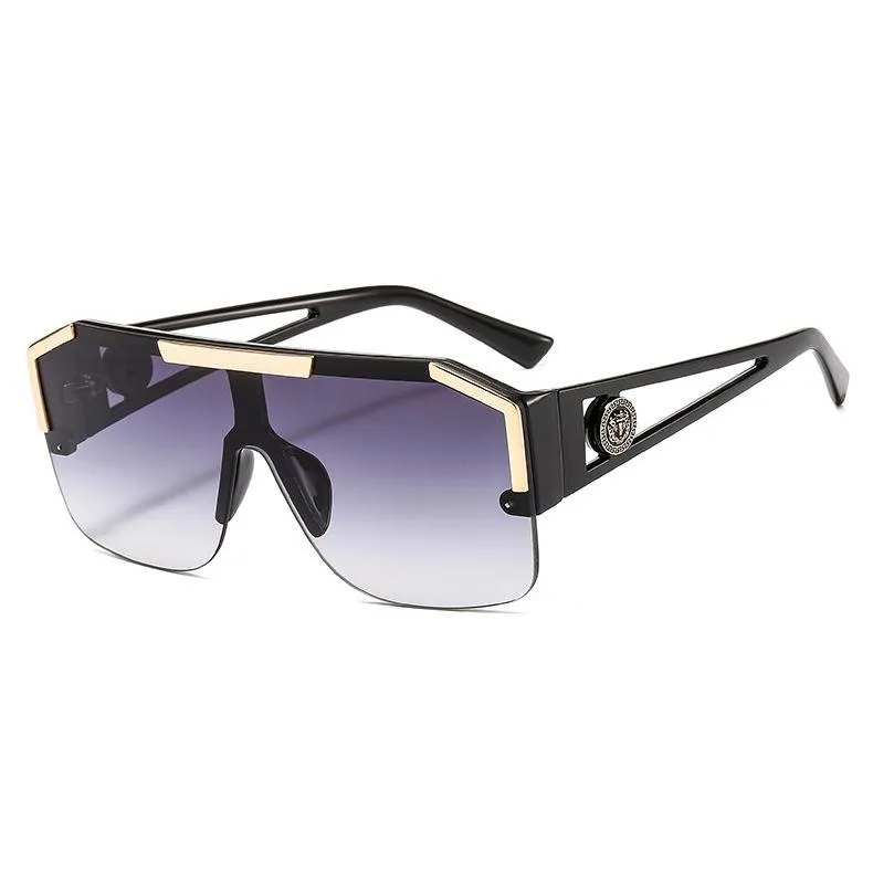 Designer de marca óculos de sol de alta qualidade dobradiça de metal óculos de sol homens óculos mulheres óculos UV400 lente unisex com caixa A-12