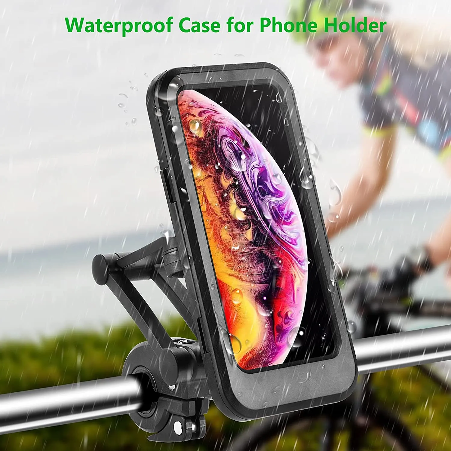 Support de téléphone universel pour moto et vélo, étanche et réglable, Support magnétique pour guidon de vélo, étui de Support de cellule, sac de Support