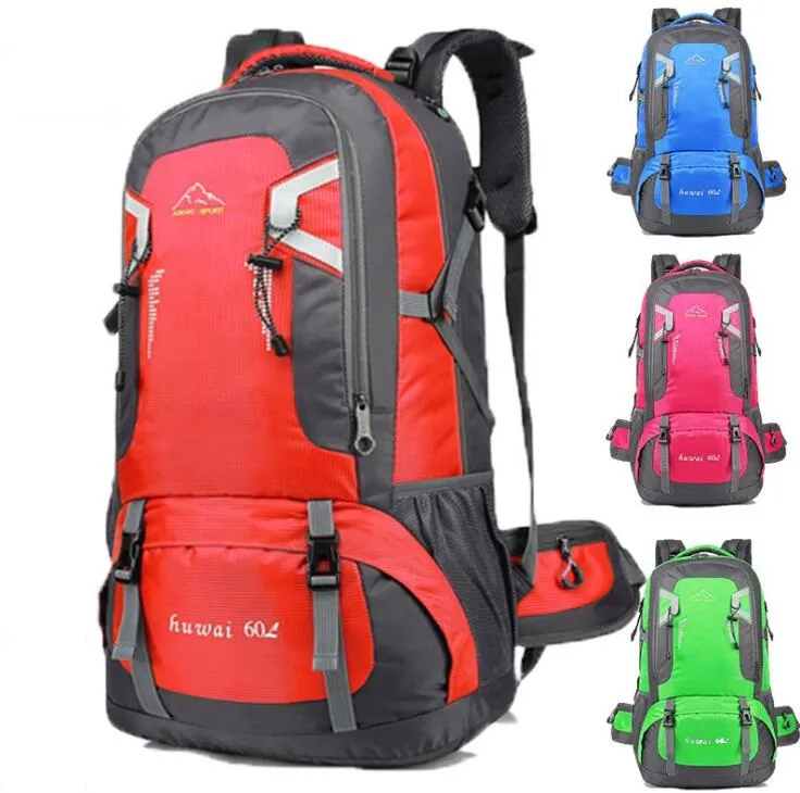 60l Plecak na zewnątrz Wodoodporna Plecak wędrówki Trekking Tactical Plecak Camping Outdoor Sport Travel Torba Wielofunkcyjna torba wspinaczkowa