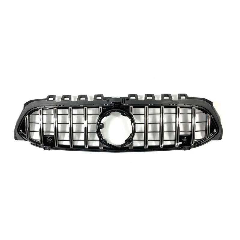 1 pièce de haute qualité ABS argent GT Style avant Auto Grilles pour B-ENZ A CLASS W177 2019-IN calandre de voiture