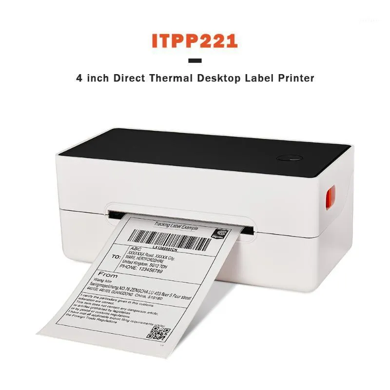 Printers IssyzonePOS Label Barcode Printer 4 Inch 4×6 USB Thermal Paper Printing Express Lable Printer1