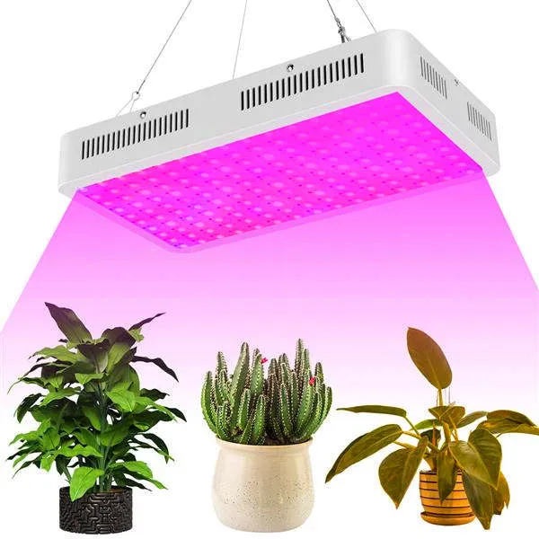 최신 디자인 1500W 높은 강도 LED 듀얼 칩 380-730nm 전체 빛 스펙트럼 LED 식물 성장 램프 화이트 성장 조명
