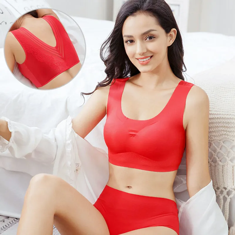 Soft And Comfortable Womens Intimate Posture Corrector Bra Large Size 95D  52D For Comfy Sleep And Active Wear LJ200822 From Luo03, $11.19