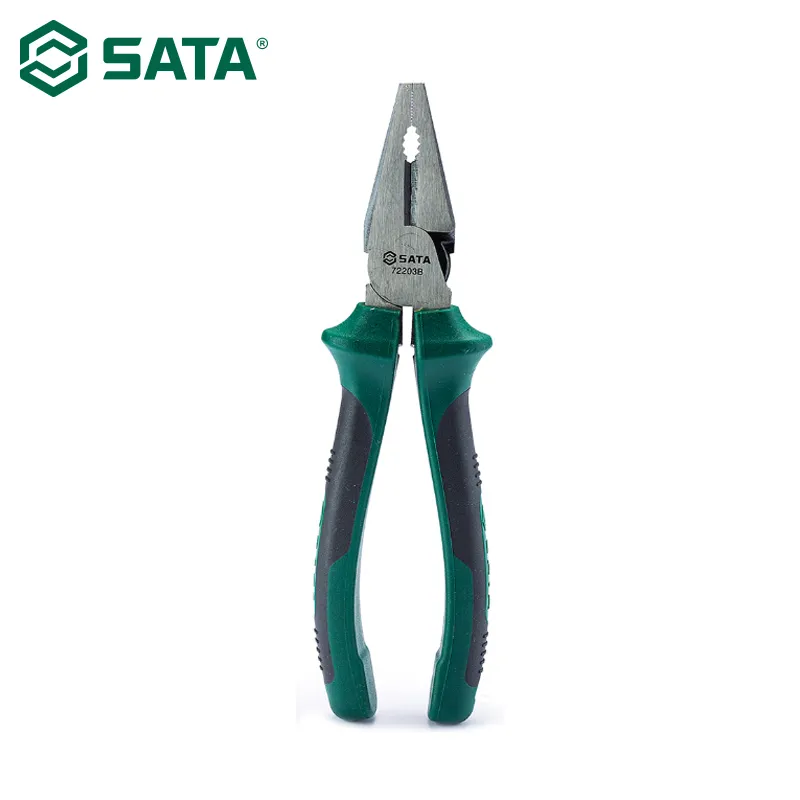 SATA Tool 8'' Wire High Leverage Combination Cable Stripper Cutter pliers 72203B Y200321