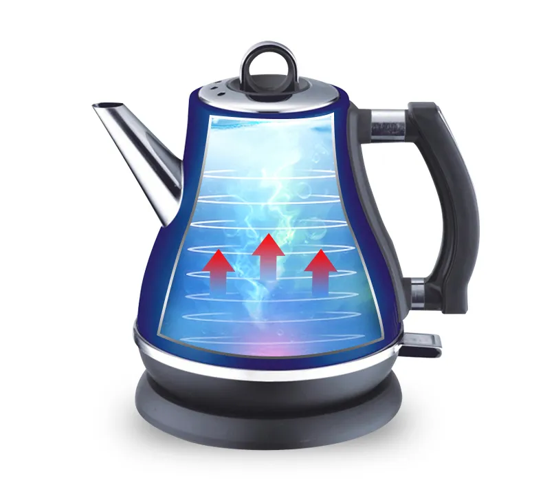 FreeShipping 1.2L colorida 304 aço inoxidável chaleira elétrica 1500W Household 220V Breve Aquecimento Eléctrico de ebulição Tea Pot