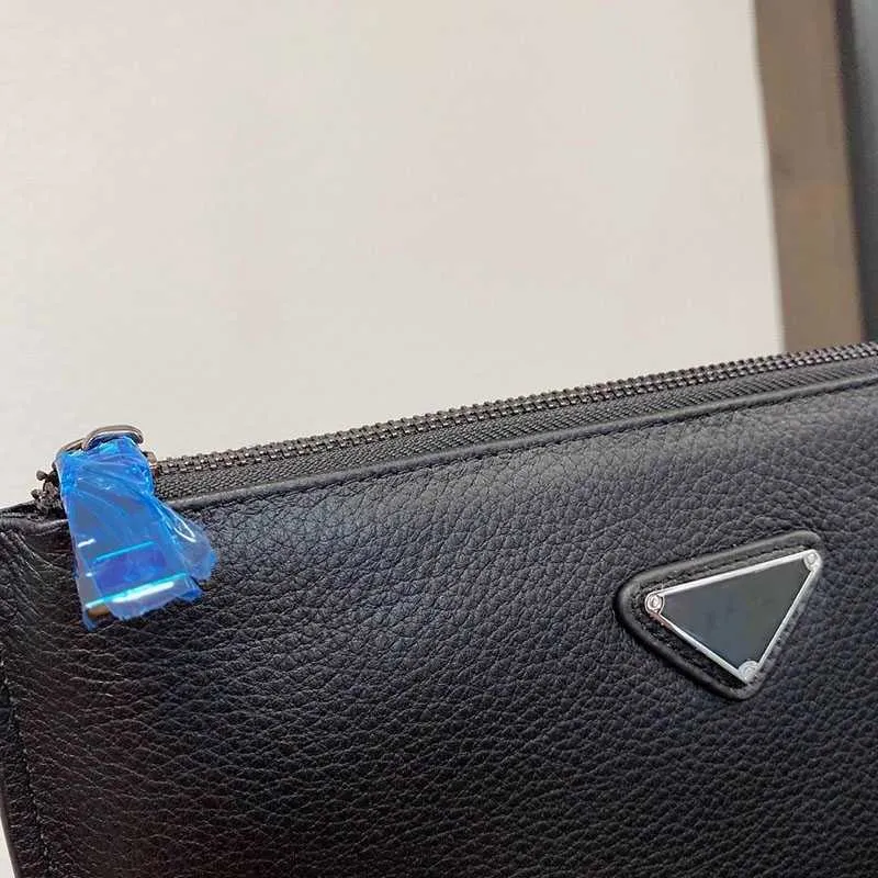 2022Fashion Men Black Clutch Bags Luxurys Designers Handbag High Quality Handbags Leather Artwork Purse Wallet Coin Holder handbags Messenger Bag