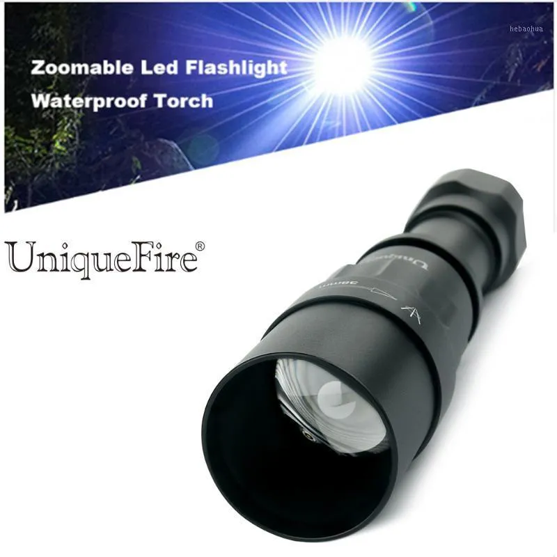 UniqueFire Rechargeable Led 1605 T38 XML2 Waterproof 5 Mode 18650 Battery Tactical Hunting Camping Flashlights Torches