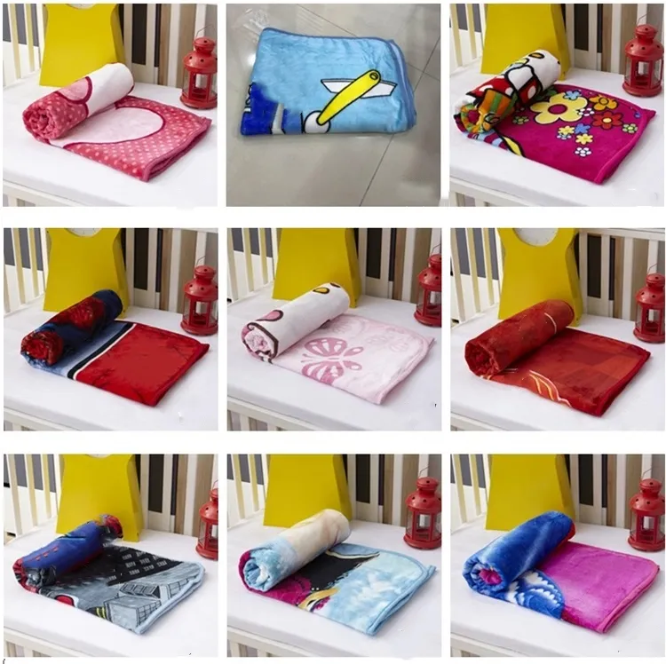 Têxteis domésticos infantil cobertores de flanela pato/gato/cachorro estilos de desenho animado quente flanelas lison flanelas cobertores de bebê cobertores de bebê