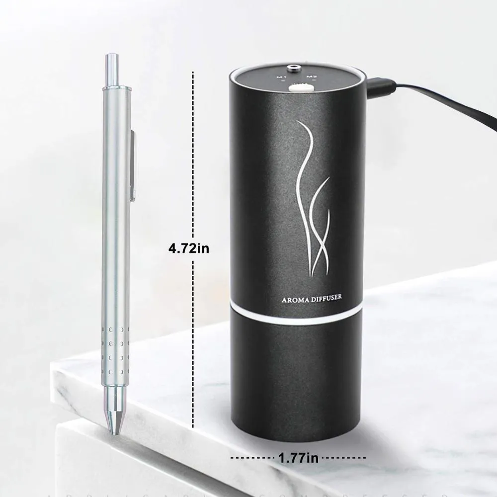 Umidificatore Wireless Portatile Ultrasuoni 200ml Per Auto E Casa &ndash; Bianco