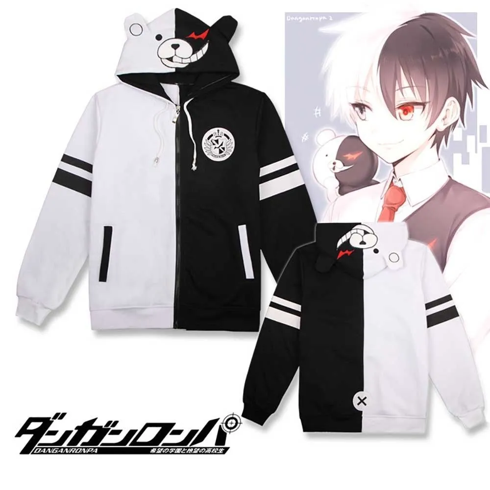 Danganronpa bear hoodie top
