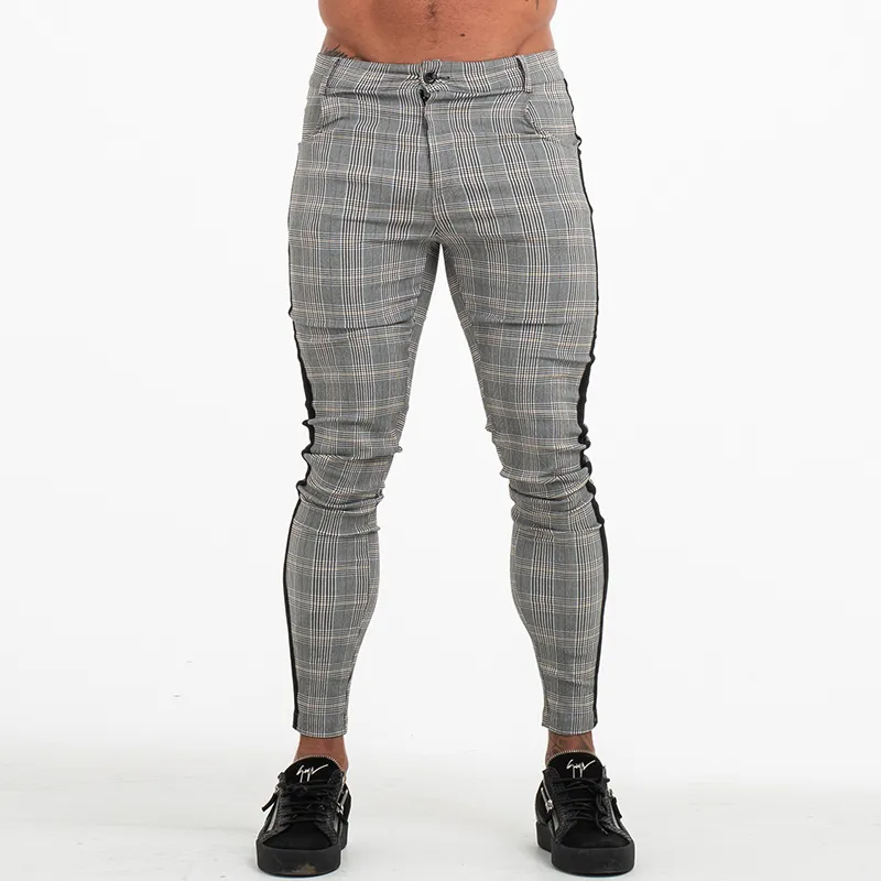 Mens chinos discount with side stripe