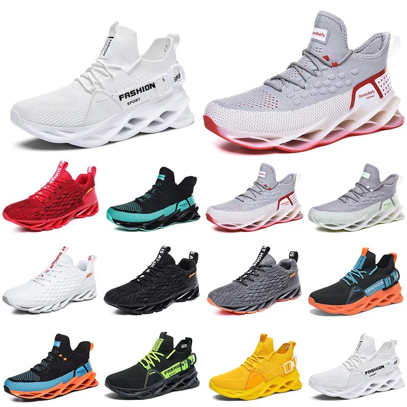 Hombres zapatillas para correr entrenador transpirable Wolf Gray Tour amarillo Triple Whites de color caqui luces de color verde marrón bronces para hombres deportes al aire libre zapatillas caminando jogging gai