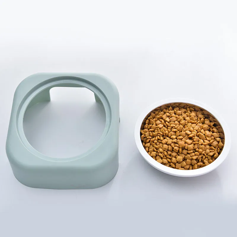 Plastic Afneembare Voerbak Hond Basic Feeder Honden Katten Bodem Water Voedsel Puppy Kat Feeders Voeden Benodigdheden Y200917247G