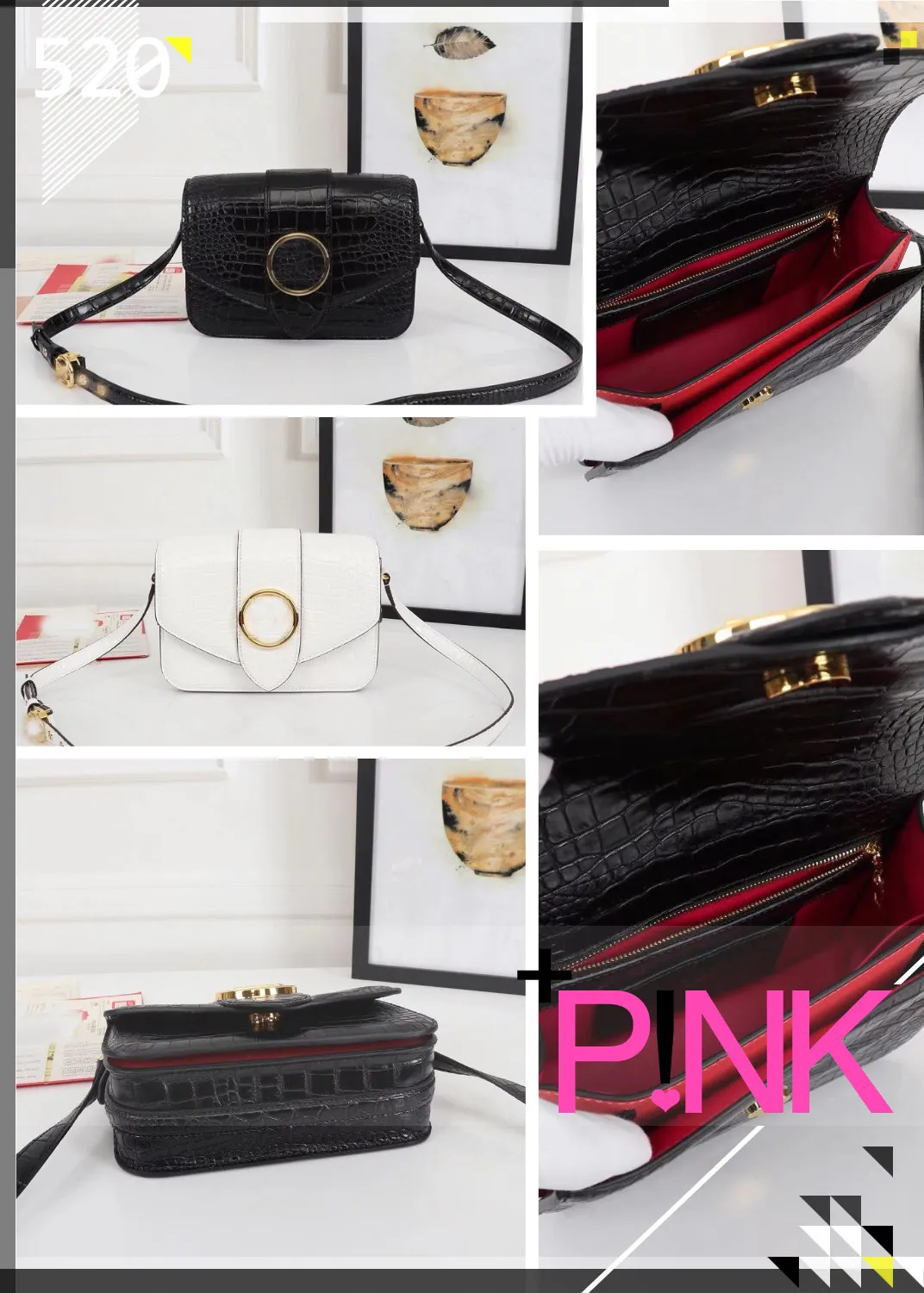 Original New High Quality Fashion Designer Luxury Handbags Purses