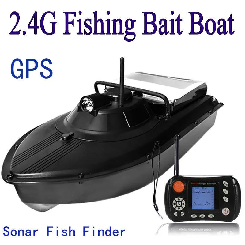 PDDHKK 2BD GPS Fishing Tool RC Bait Boat Toy Dual Motor Remote Control  Sonar Fish Finder Rechargeable Battery Wireless RC Boat