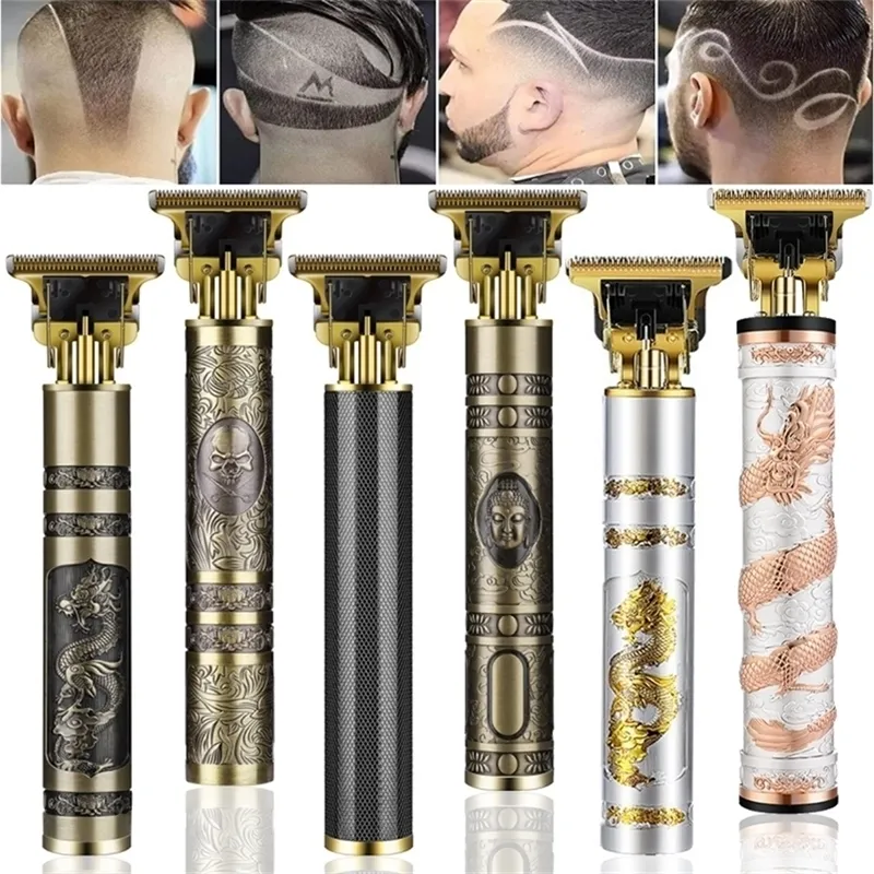 T9 Hair Clippers Razor Dla Mężczyzn Broda Maszyna do golenia Trymer Fryzjer Sklep Golarka Elektryczna Professional 220216