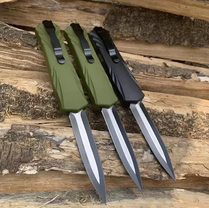 New EDC OUT The Front Automatic Outdoor Knife Tactical Combat Camping Utility Hiking Auto Pocket Knives Tools